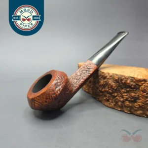 Dunhill 1962 Tanshell O Sandblasted Bulldog Estate Briar Pipe, English Estates