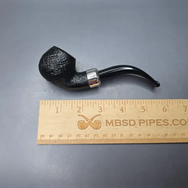 Peterson Army Filter 03 Sandblasted Apple w/ Nickel Briar Pipe, New, 9mm - Image 12
