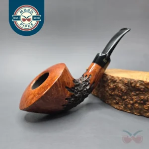 Stanwell (Pre-2010) Rustico 217 Partially Rusticated Dublin Estate Briar Pipe, Danish Estates