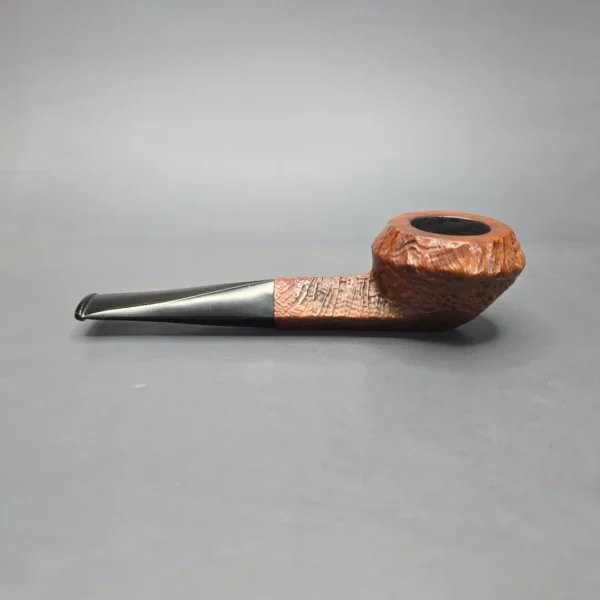 Dunhill 1962 Tanshell O Sandblasted Bulldog Estate Briar Pipe, English Estates - Image 4
