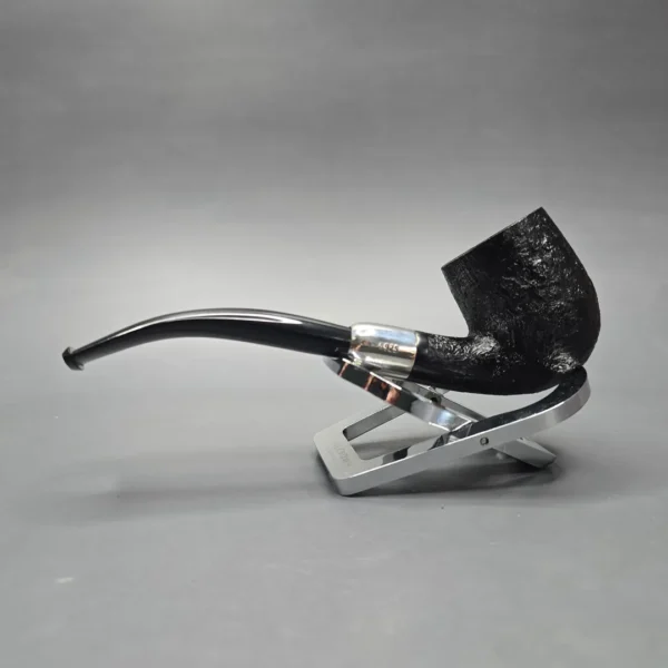 MBSD Briars Timeless Traditions 2 Sandblasted Bent Billiard with Silver (New) - Image 5