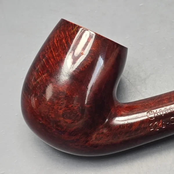 Chacom King-Sized 1202 Smooth Bent Billiard (9mm) (Unsmoked Estate) - Image 7