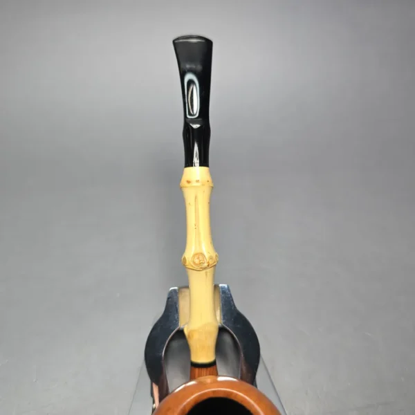 MBSD Briars Modern Masters 1 Smooth Peewit w/ Bamboo Handmade Briar Pipe, New - Image 9