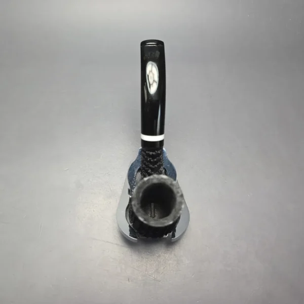 Eclesias Pipes "Dragon Scale" Sandblasted Bent Stack Handmade Briar Pipe, New - Image 8