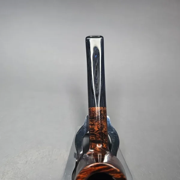 Herriot Pipes Smooth Contrast Billiard Handmade Briar Pipe, New - Image 8