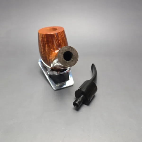 James Upshall Empire Old England Magnum Smooth Long Shank Bent Billiard Estate Briar Pipe, Unsmoked - Image 15