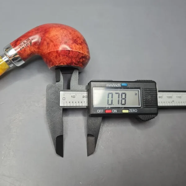 Molina Ambra 103 Smooth Rhodesian Briar Pipe, New, 9mm - Image 13