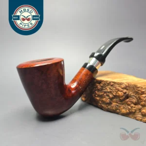 Chacom Robusto 192 Smooth Dublin w/ Nickel Estate Briar Pipe, Unsmoked, 9mm