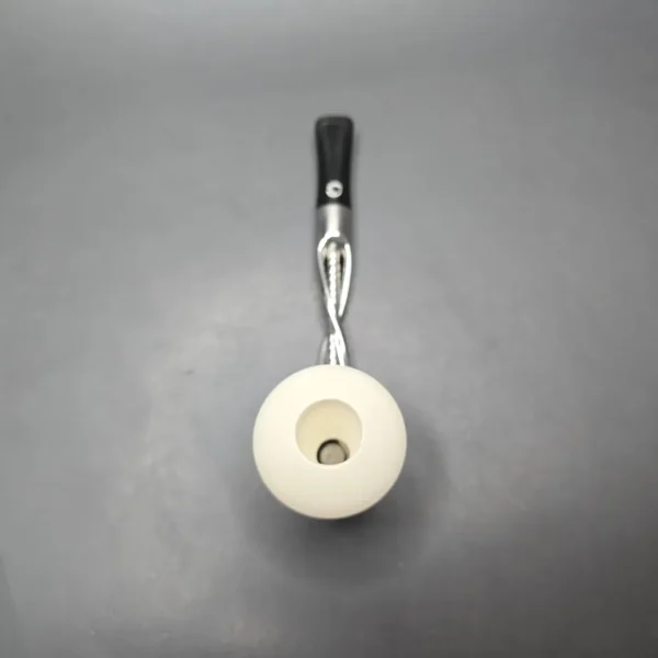 Falcon Classic w/ MBSD Meerschaum Dublin Block Meerschaum Bowl Pipe, New - Image 10