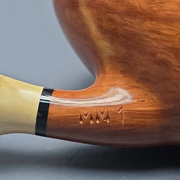 MBSD Briars Modern Masters 1 Smooth Peewit w/ Bamboo Handmade Briar Pipe, New - Image 13