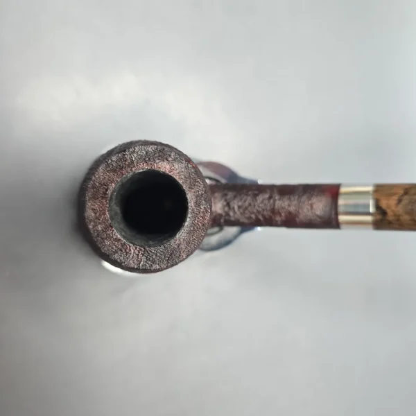 Pipe Tristan Magnum Sandblasted LC w/ Silver Handmade Briar Pipe, New - Image 7