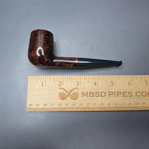 Herriot Pipes Smooth Contrast Billiard Handmade Briar Pipe, New - Image 12