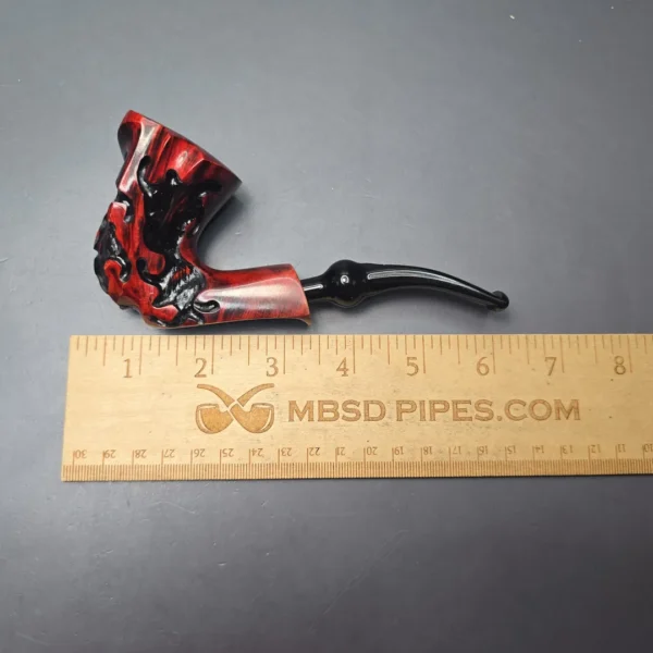 Nording Fantasy Partially Rusticated Freehand Estate Briar Pipe, Unsmoked - Image 6