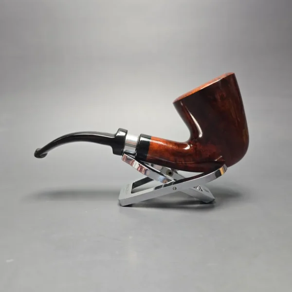 Chacom Robusto 192 Smooth Dublin w/ Nickel Estate Briar Pipe, Unsmoked, 9mm - Image 3