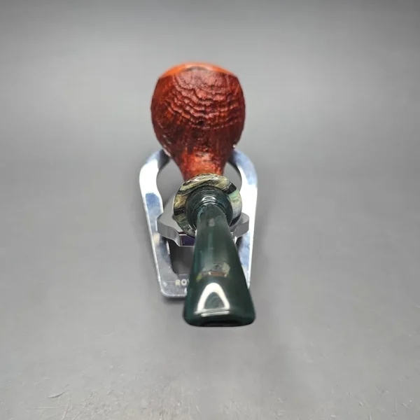 Papa Bear's Pipes by Tim Beaumont Sandblasted Egg w/ Mammoth Handmade Briar Pipe, New - Image 6