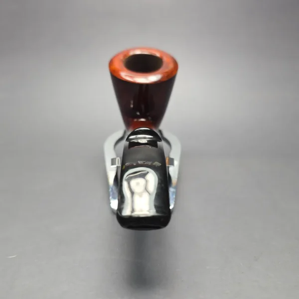Chacom Robusto 192 Smooth Dublin w/ Nickel Estate Briar Pipe, Unsmoked, 9mm - Image 5