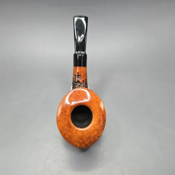 Stanwell (Pre-2010) Rustico 217 Partially Rusticated Dublin Estate Briar Pipe, Danish Estates - Image 9