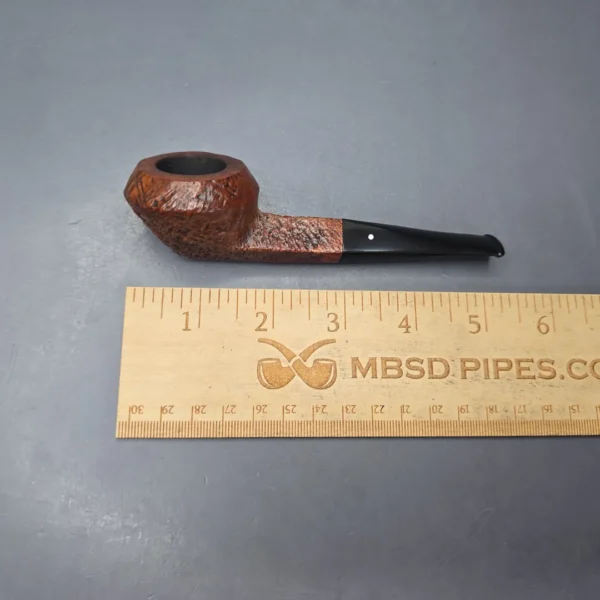 Dunhill 1962 Tanshell O Sandblasted Bulldog Estate Briar Pipe, English Estates - Image 11