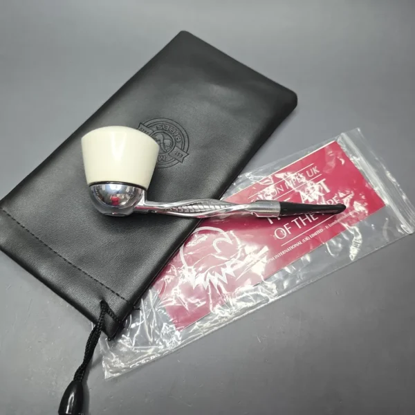 Falcon Classic w/ MBSD Meerschaum Dublin Block Meerschaum Bowl Pipe, New - Image 15