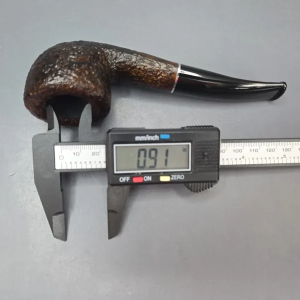 Rossi Sera 8316 Rusticated Pot Briar Pipe, New, 6mm - Image 13