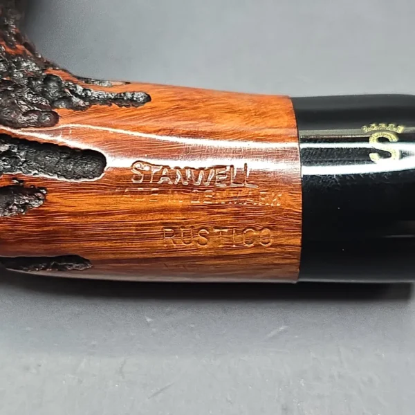 Stanwell (Pre-2010) Rustico 217 Partially Rusticated Dublin Estate Briar Pipe, Danish Estates - Image 11