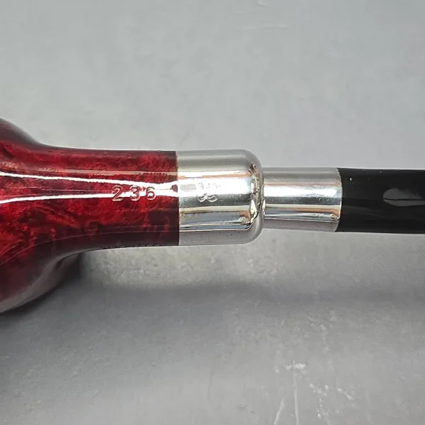 Vauen O'Timer 236 Smooth Silver Spigot Brandy Estate Briar Pipe, Unsmoked, 9mm - Image 12