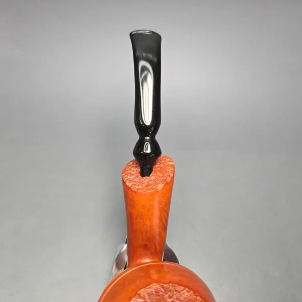 Johs Giant Smooth Freehand Rhodesian Estate Briar Pipe, Unsmoked - Image 8