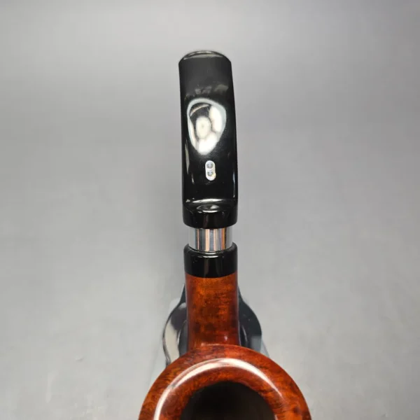 Chacom Robusto 192 Smooth Dublin w/ Nickel Estate Briar Pipe, Unsmoked, 9mm - Image 10