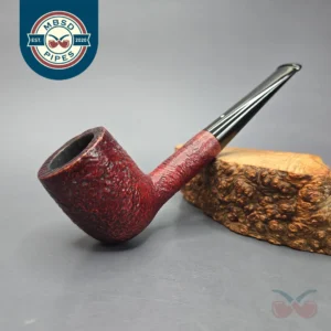 Dunhill 1972 (First Year) Red Bark LBS Sandblasted Billiard Estate Briar Pipe, English Estates