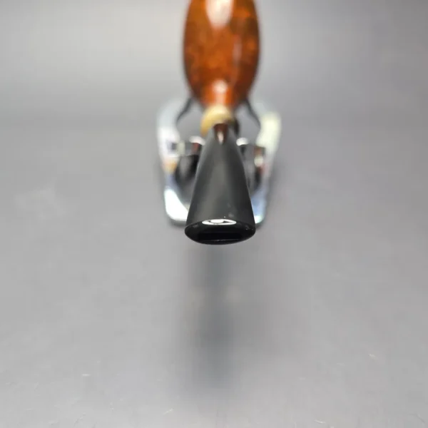 MBSD Briars Modern Masters 3 Smooth Tulip w/ Faux Horn Handmade Briar Pipe, New - Image 6