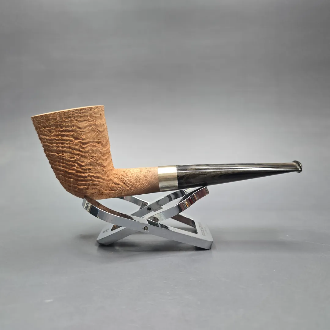 Pipe Tristan Natural Sandblasted Dublin with Silver (New) - Image 2