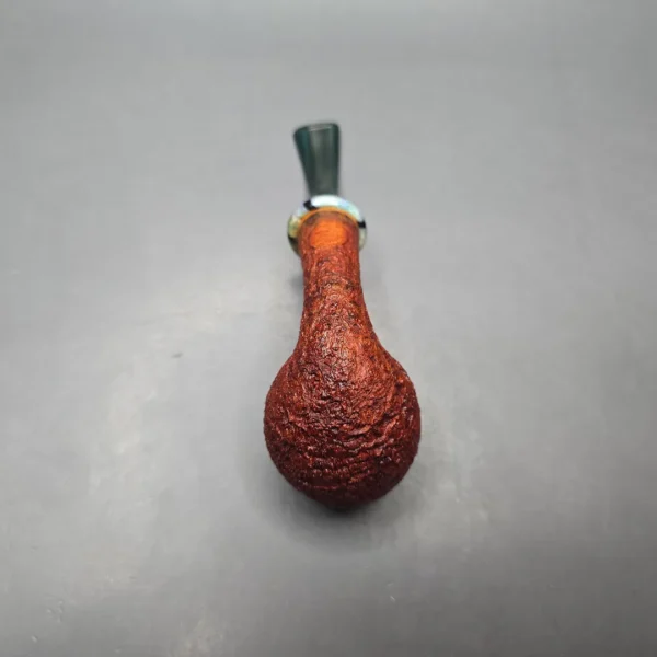 Papa Bear's Pipes by Tim Beaumont Sandblasted Egg w/ Mammoth Handmade Briar Pipe, New - Image 10