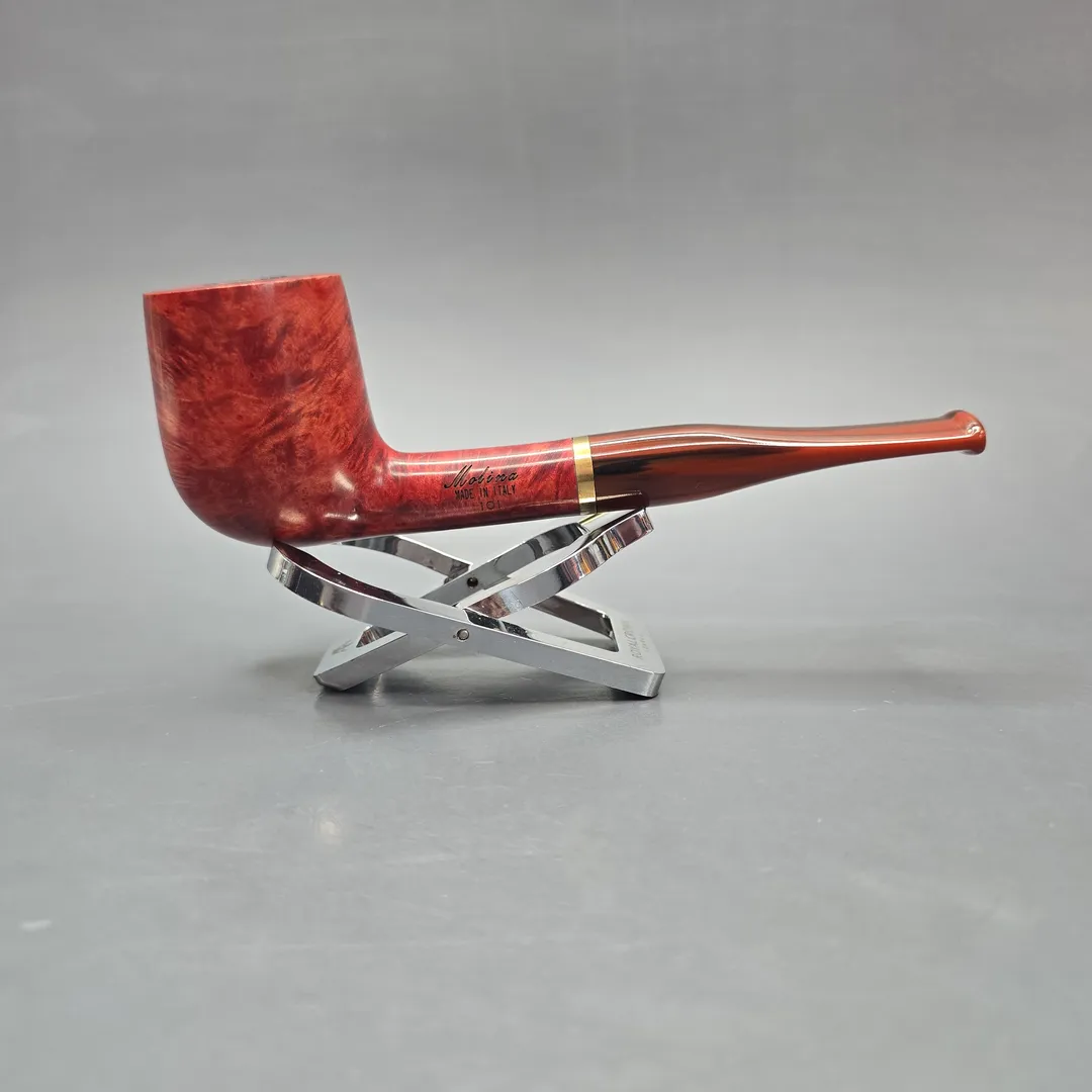 Molina Striato Smooth Light Brown 101 Billiard with Brass (New) - Image 2