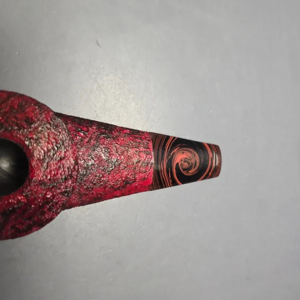 Eclesias Pipes Contrast Sandblasted Eskimo Handmade Briar Pipe, New - Image 8