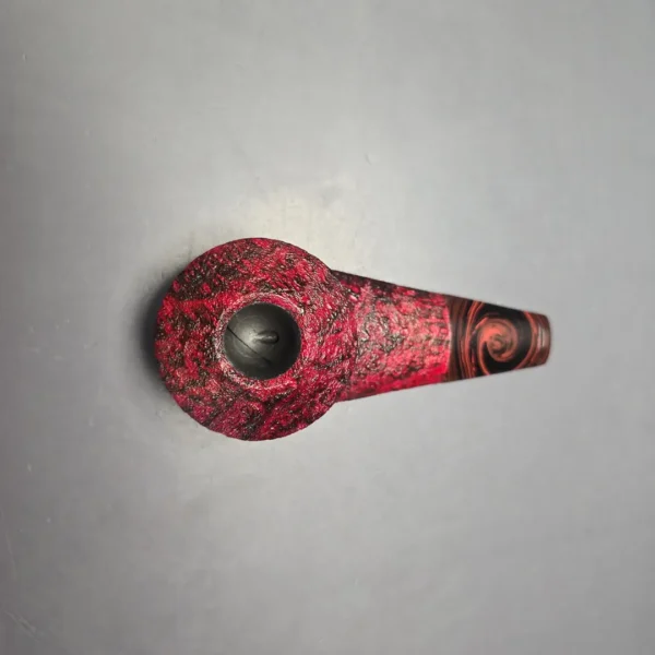 Eclesias Pipes Contrast Sandblasted Eskimo Handmade Briar Pipe, New - Image 9