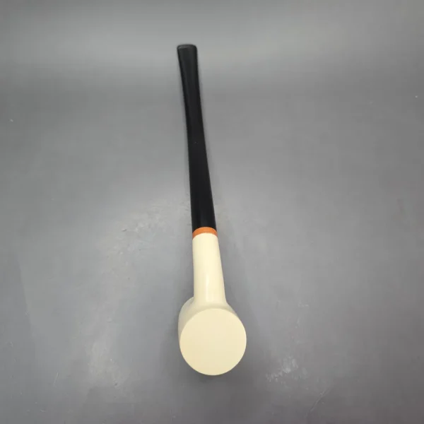 MBSD Meerschaum Deluxe Churchwarden Poker Block Meerschaum Pipe, Briar-Mortise, New - Image 10