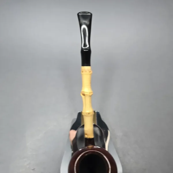 MBSD Briars Modern Masters 1 Smooth Peewit w/ Bamboo Handmade Briar Pipe, New - Image 5