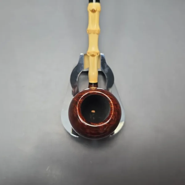 MBSD Briars Modern Masters 1 Smooth Peewit w/ Bamboo Handmade Briar Pipe, New - Image 7