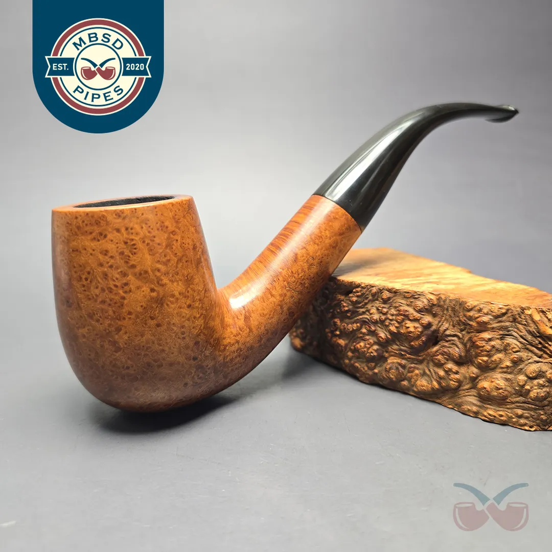 Peterson Pre-Republic (c.1947-9) 2 Magnum Smooth Bent Billiard Estate Briar Pipe, Irish Estates