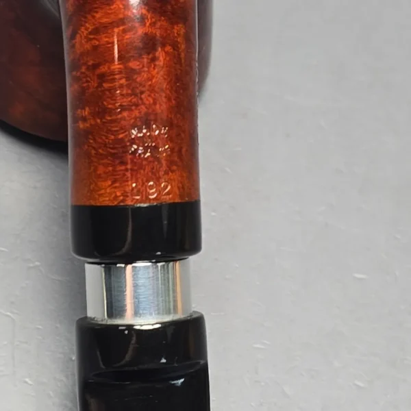 Chacom Robusto 192 Smooth Dublin w/ Nickel Estate Briar Pipe, Unsmoked, 9mm - Image 12