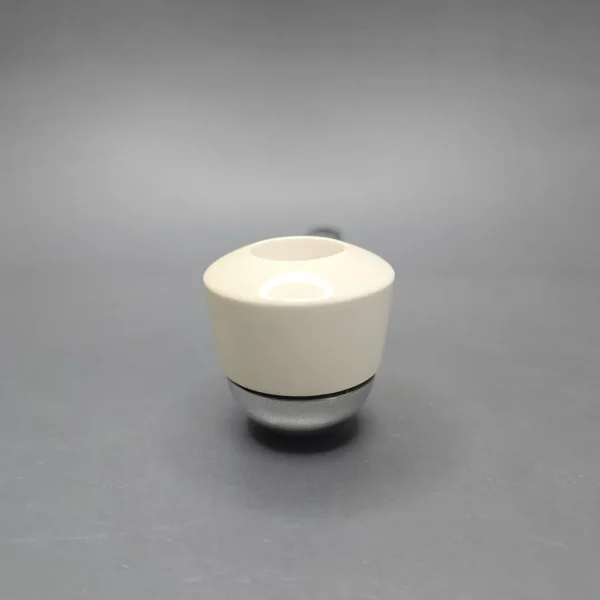 Falcon Shillelagh Chrome w/ MBSD Meerschaum Dublin Block Meerschaum Bowl Pipe, New - Image 3