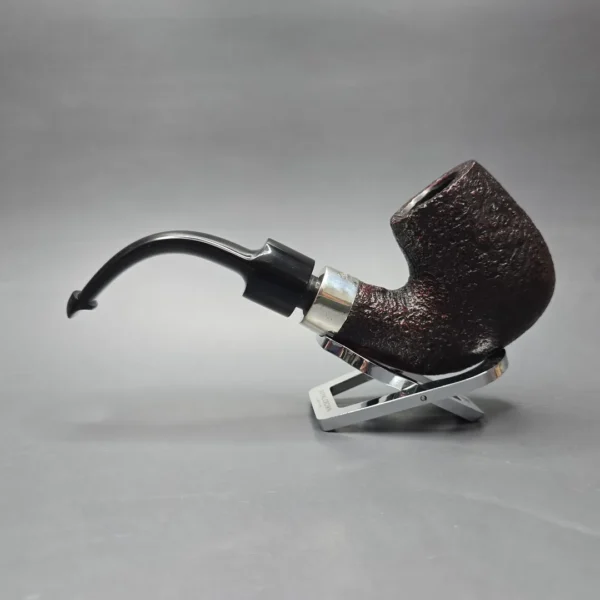 Peterson House Pipe Sandblasted Oom Paul with Silver (New) - Image 4