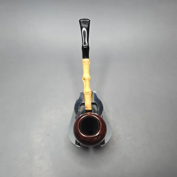 MBSD Briars Modern Masters 1 Smooth Peewit w/ Bamboo Handmade Briar Pipe, New - Image 9