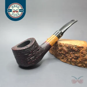 Stanwell (c.1980s) Buffalo 11 Sandblasted Pot Estate Briar Pipe, Danish Estates, 9mm