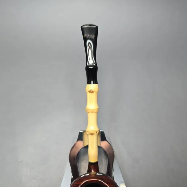 MBSD Briars Modern Masters 1 Smooth Peewit w/ Bamboo Handmade Briar Pipe, New - Image 8