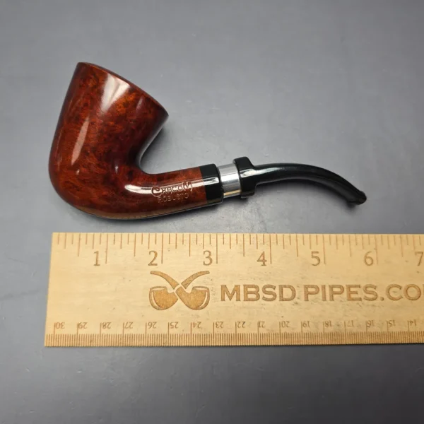 Chacom Robusto 192 Smooth Dublin w/ Nickel Estate Briar Pipe, Unsmoked, 9mm - Image 13