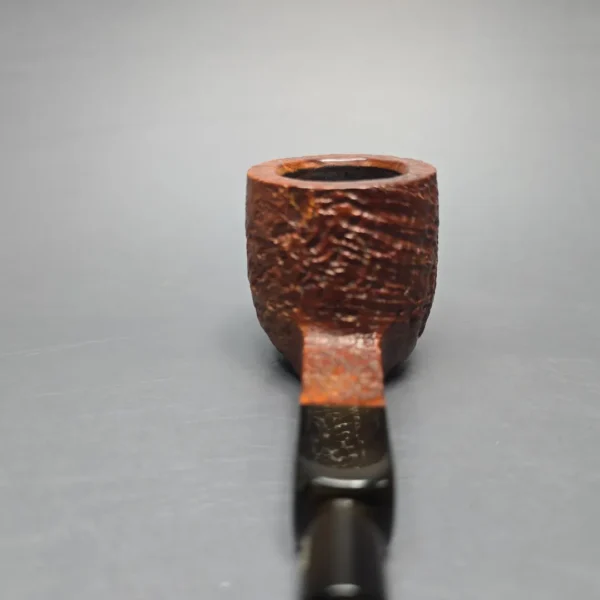 GBD Pre-1980s Militaire 9488 Sandblasted Paneled Pot w/ Vulcanite Estate Briar Pipe, English Estates - Image 6