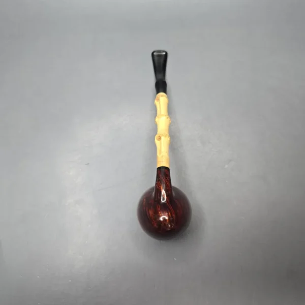 MBSD Briars Modern Masters 1 Smooth Peewit w/ Bamboo Handmade Briar Pipe, New - Image 8