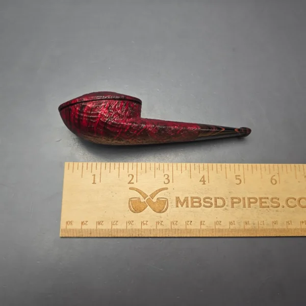 Eclesias Pipes Contrast Sandblasted Eskimo Handmade Briar Pipe, New - Image 12