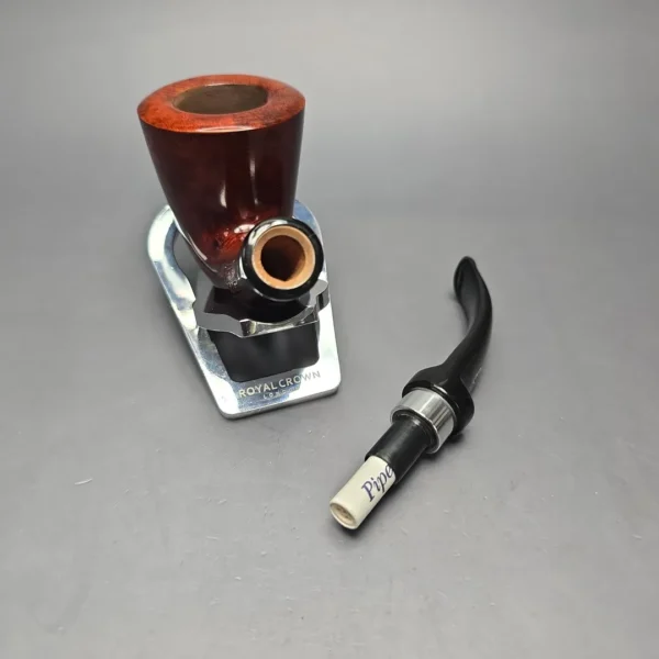 Chacom Robusto 192 Smooth Dublin w/ Nickel Estate Briar Pipe, Unsmoked, 9mm - Image 15